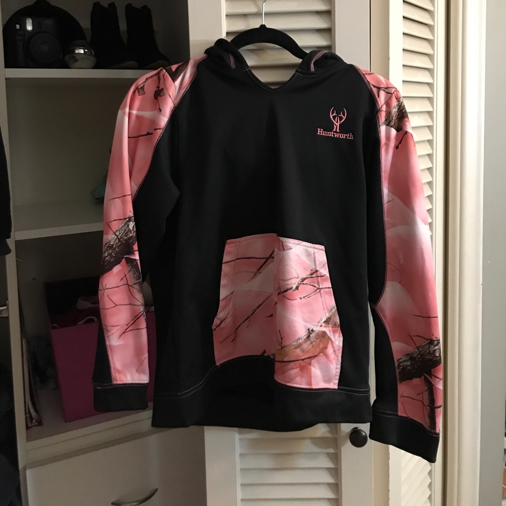 Huntworth pink camo sweatshirt
