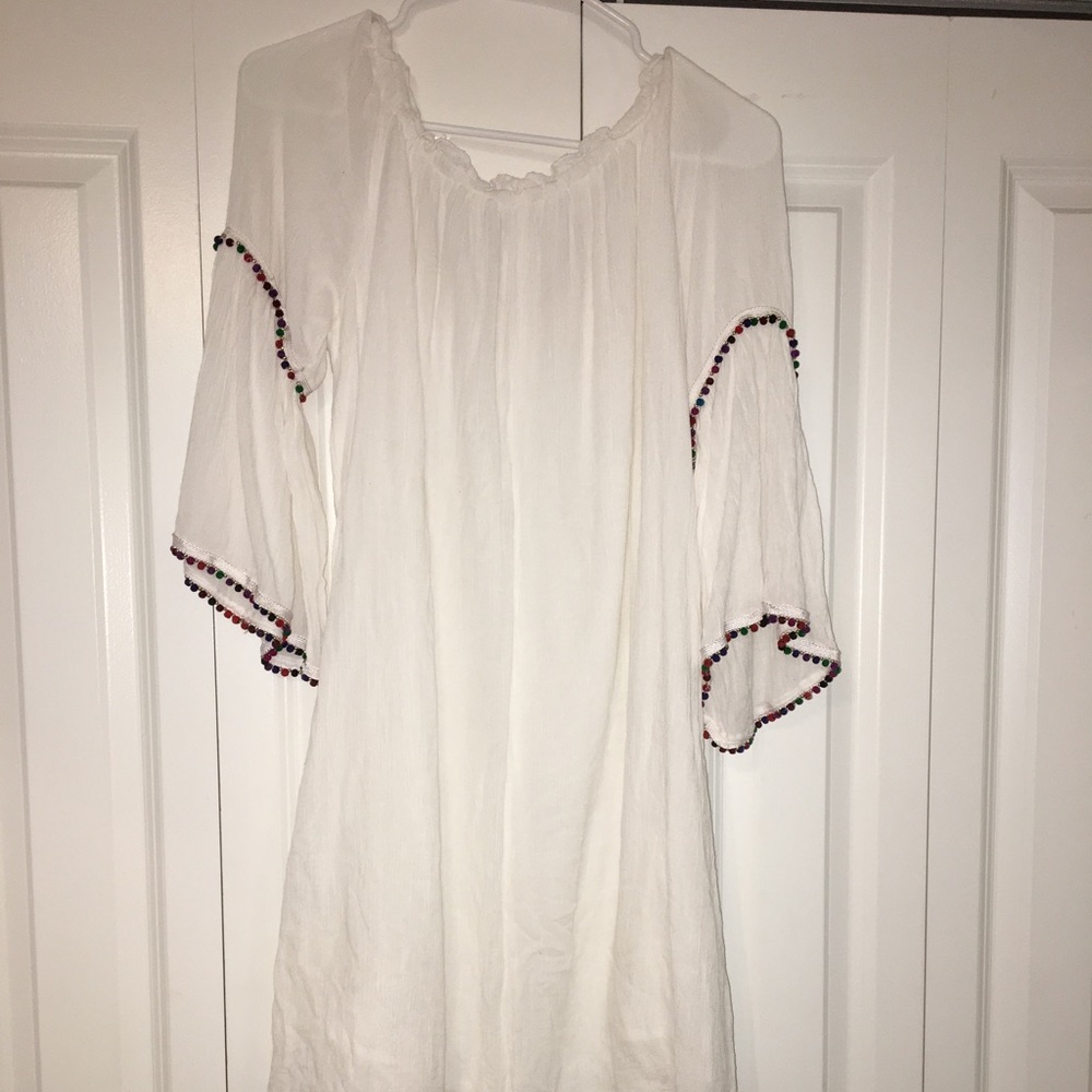 White off shoulder dress