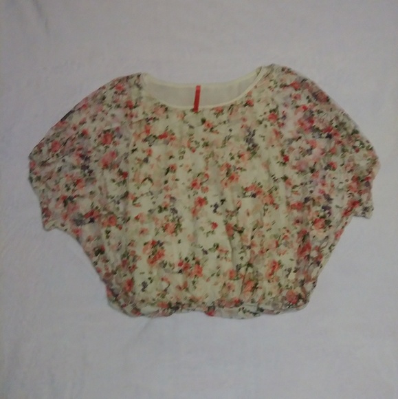 Floral print lace blouse - Picture 2 of 3