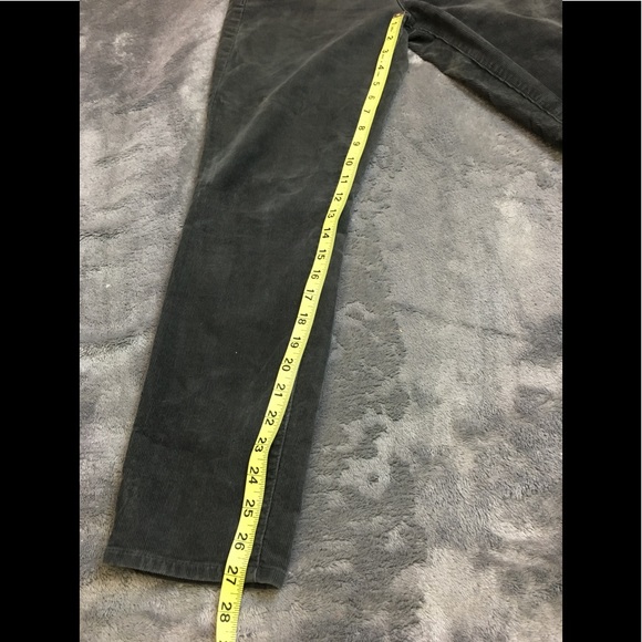 J.Crew Charcoal Grey Corduroy Straight Ankle Pant - Picture 5 of 7