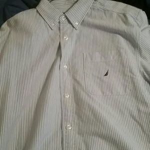 Nautica long sleeve dress shirt.