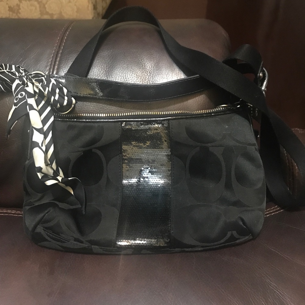 Coach crossbody with sash