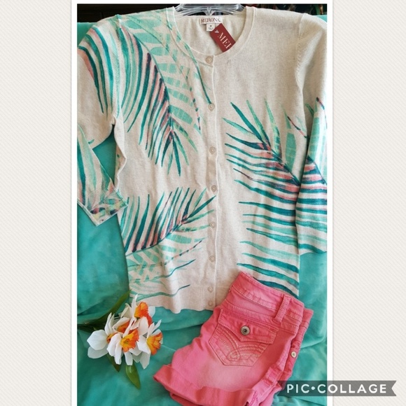 Sweaters - SWEATER PALM LEAF 🆕️💼❄