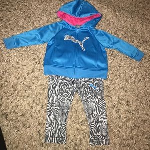 Baby girls puma outfit