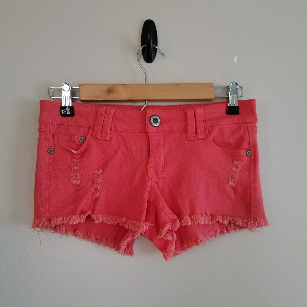 Coral Pink Shorts