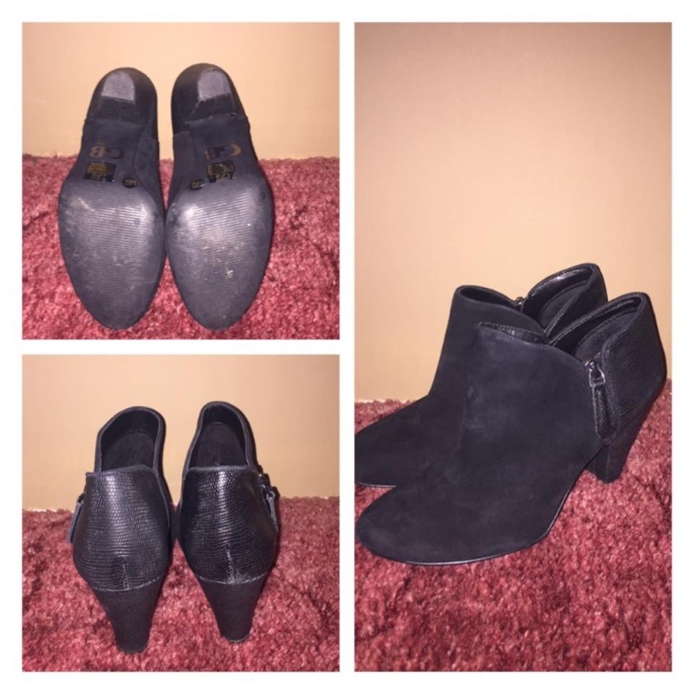 BCBG Black Booties