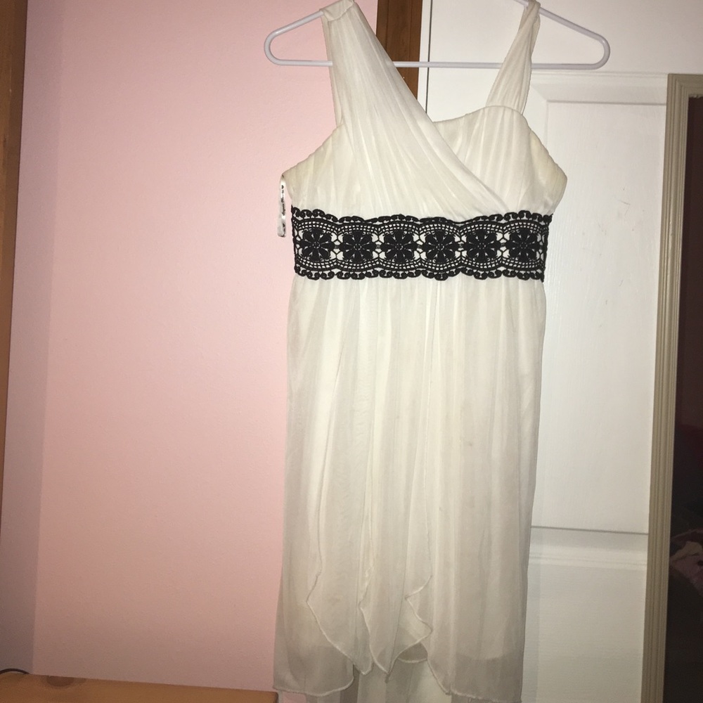 KIDS high low black dress