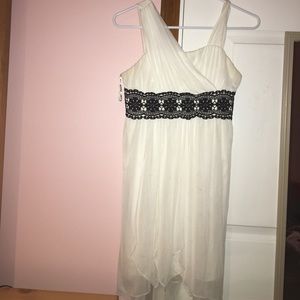 KIDS high low black dress