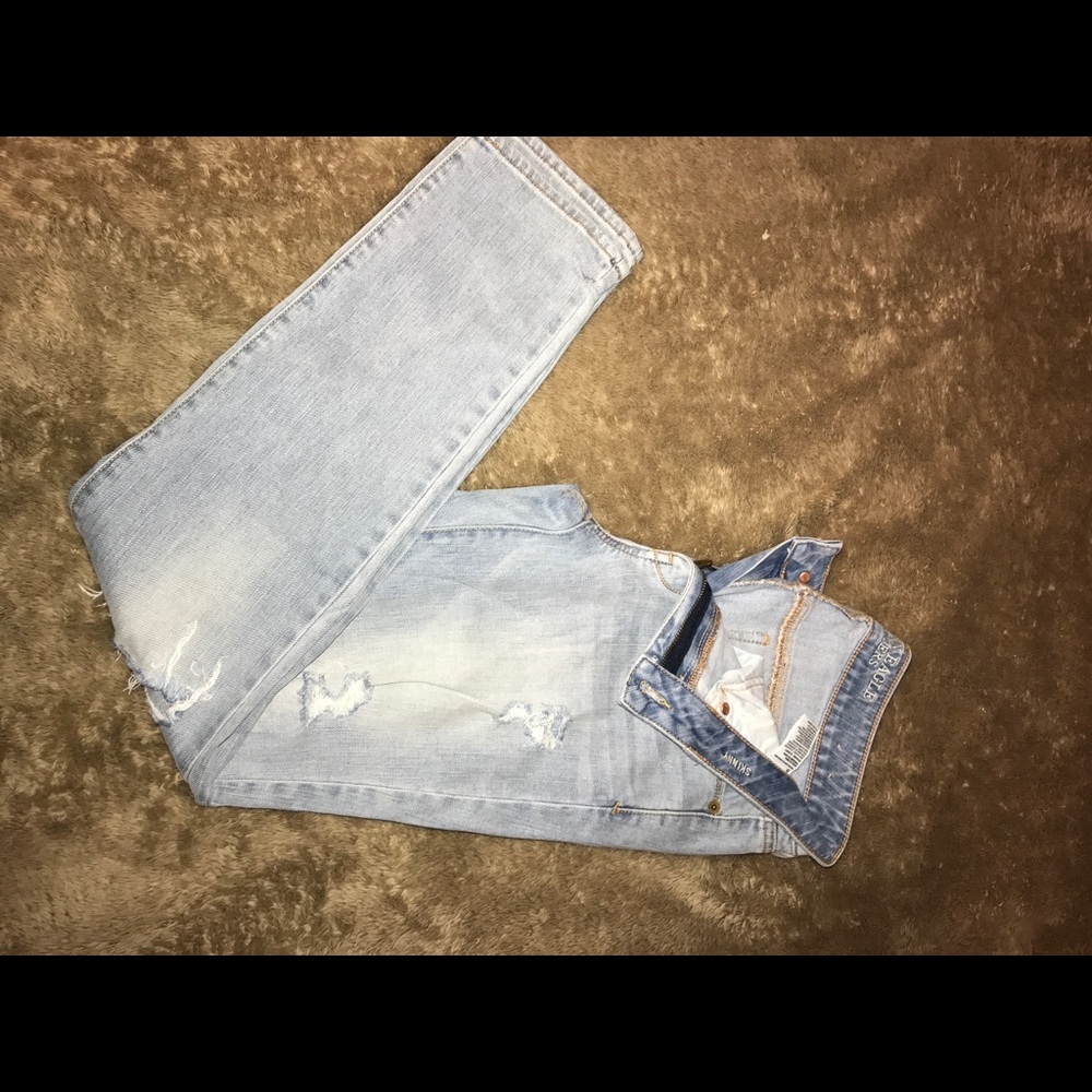 Distressed American Eagle jeans