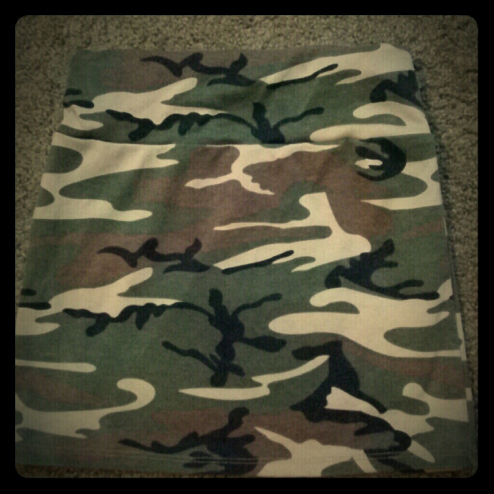 Mini skirt Army Print