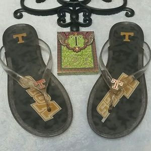 Tennessee Vols jelly sandals size M (7/8)