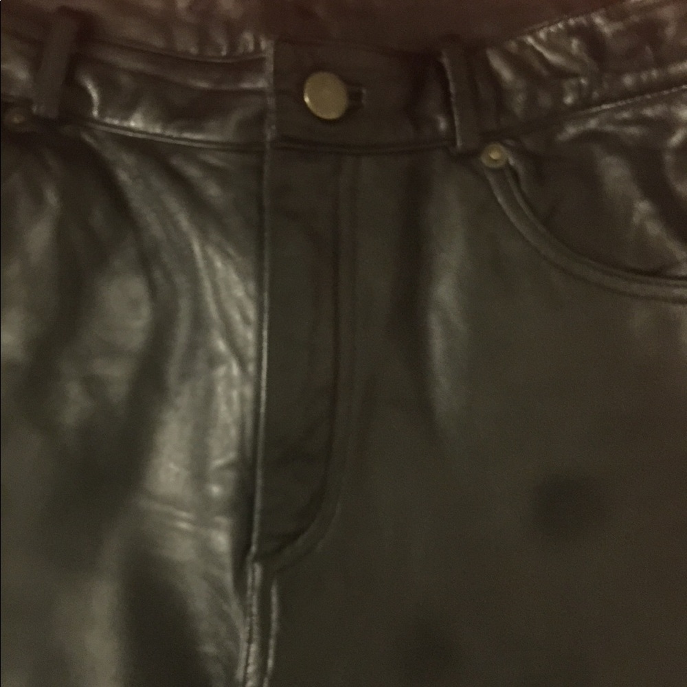 Leather pants
