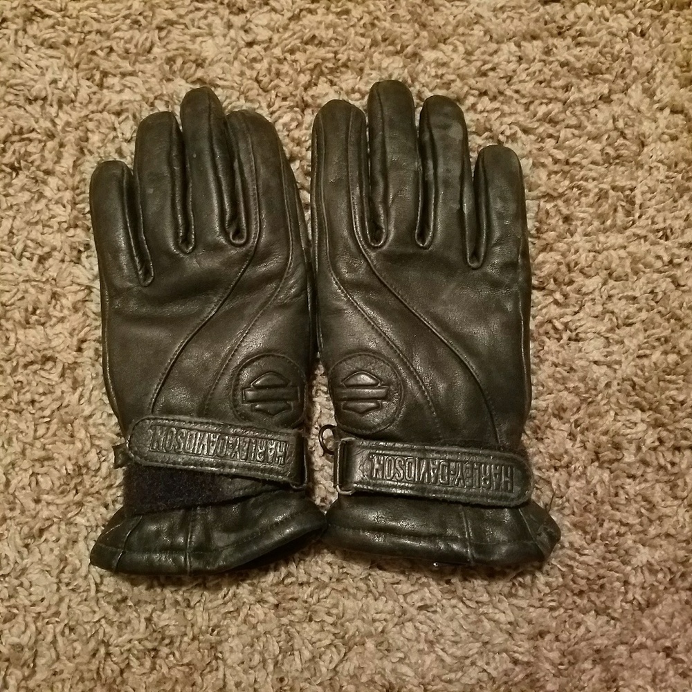 Women's Harley Davidson leather gloves