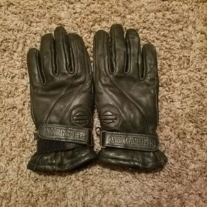 Women's Harley Davidson leather gloves