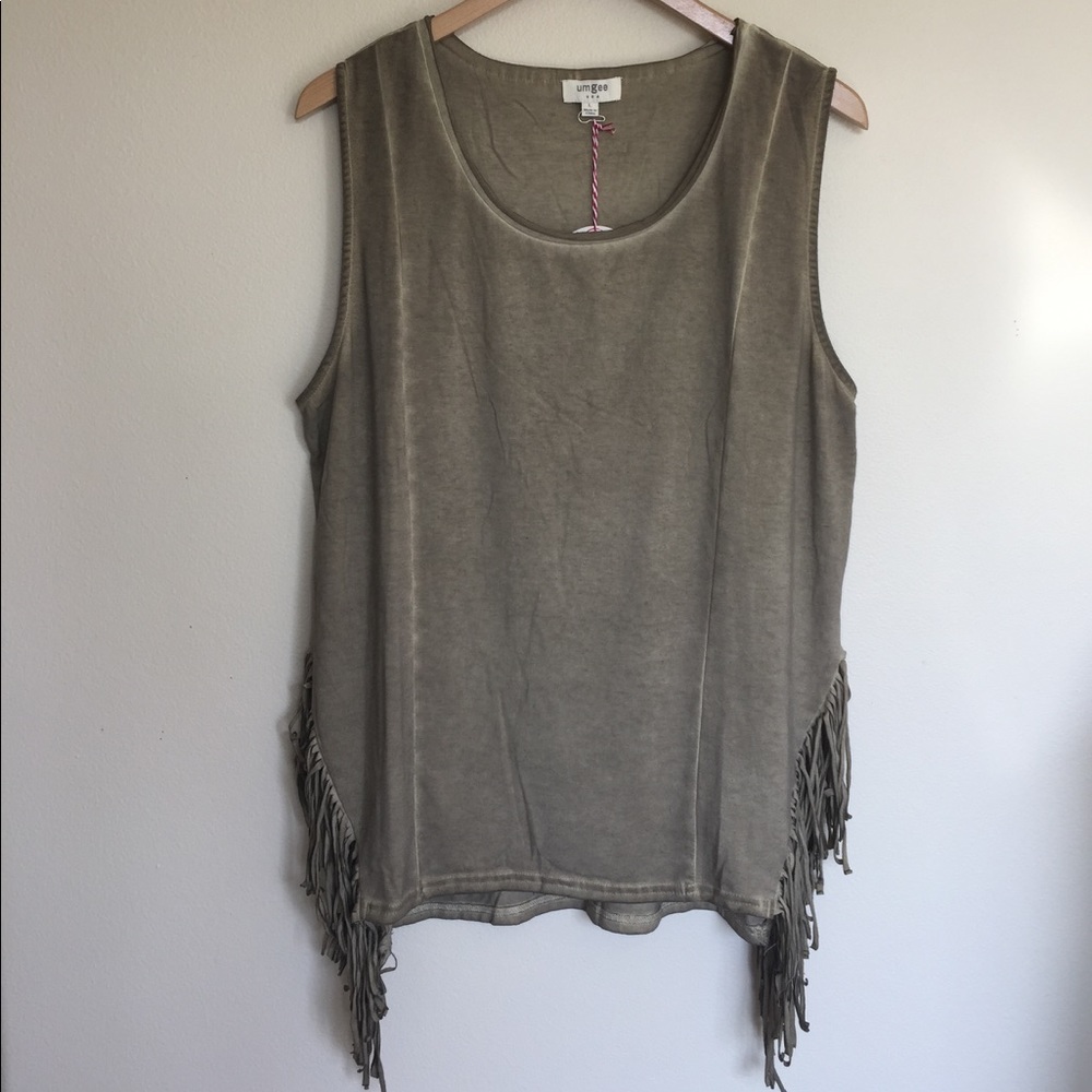 SALE⚡️Umgee Fringe Tank - Picture 2 of 8