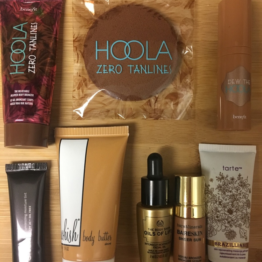 Skin/tanning sampler