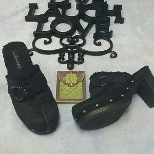Black Unionbay heels size 7