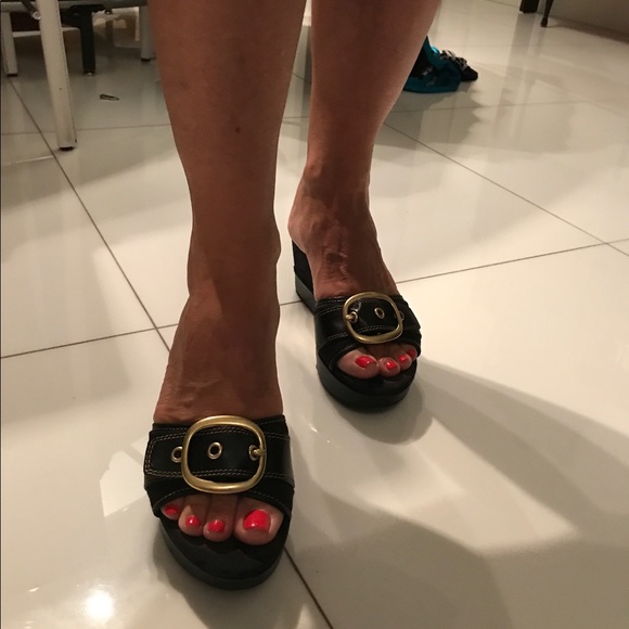 Coach slide wedges - Picture 3 of 5