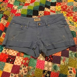 *BOGO* Blue Slightly Ripped Jean Shorts