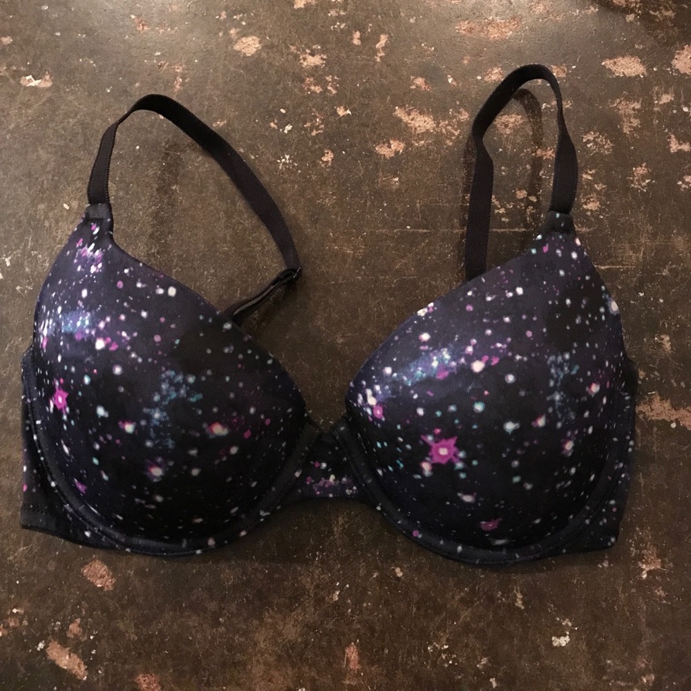 PINK Push Up Galaxy Bra