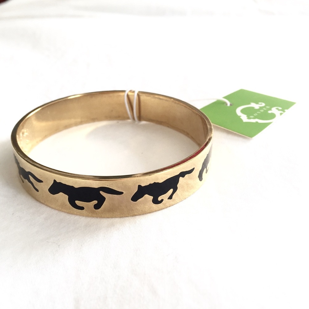 Wonder Gold Horses Bangle