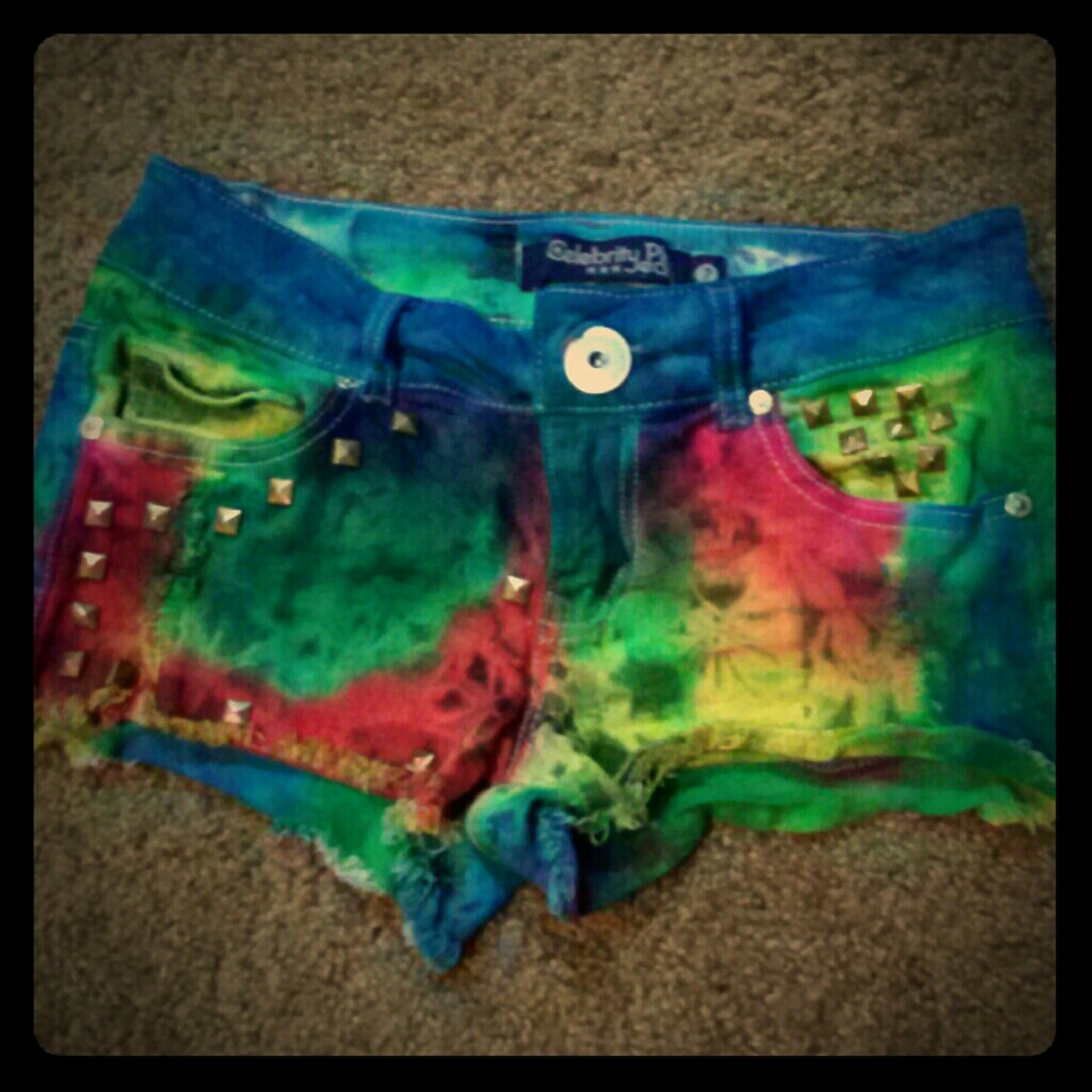 Custom Made Tye dye shorts