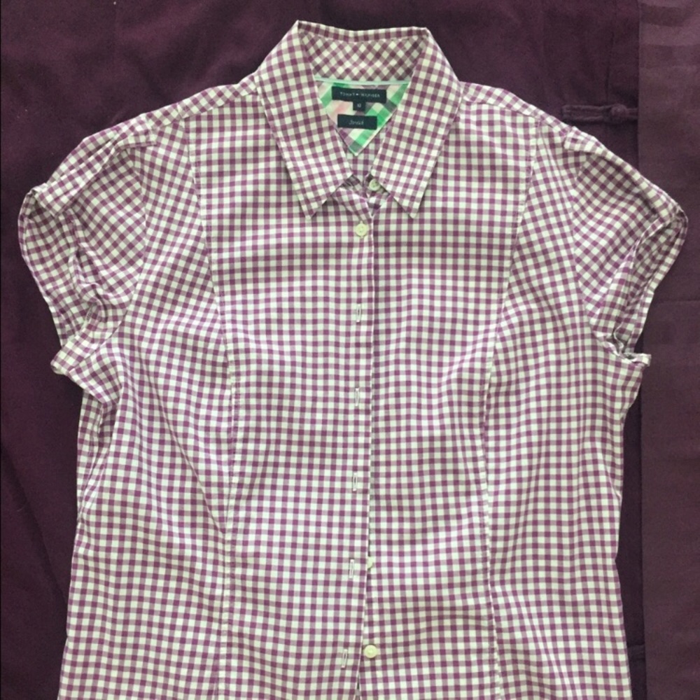 Tommy Hilfiger gingham blouse