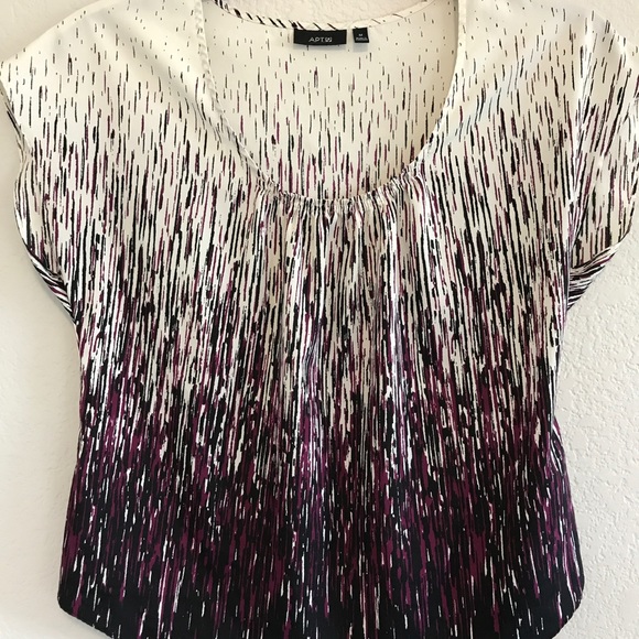 Apt. 9 Tops - Apt. 9 Purple Ombré Blouse