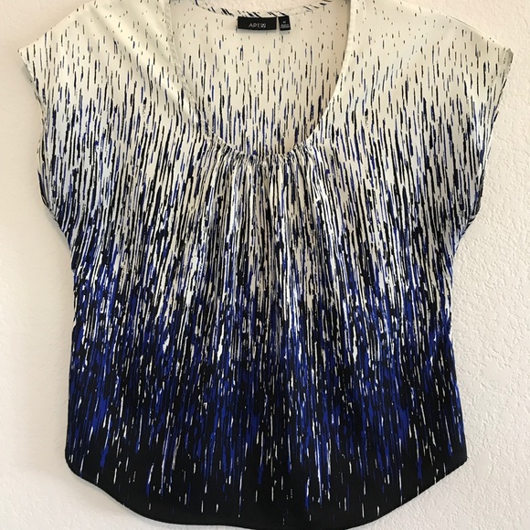Apt. 9 Tops - Apt. 9 Blue Ombré Blouse