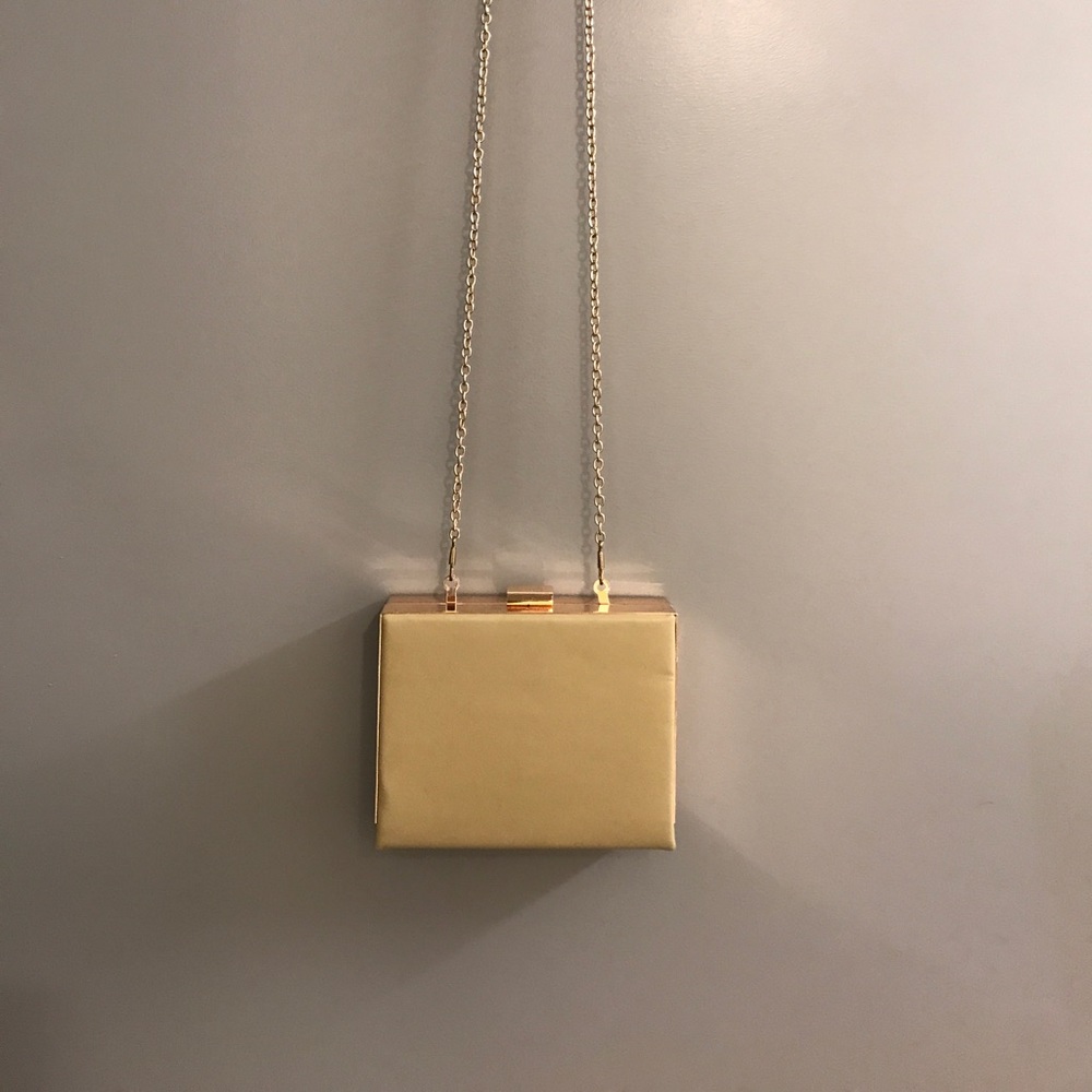 Nude Square Clutch