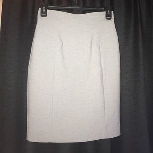 Light Gray Pencil Skirt