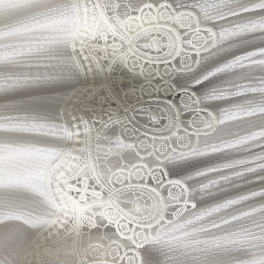 Spring White Midi Dress - Picture 7 of 8