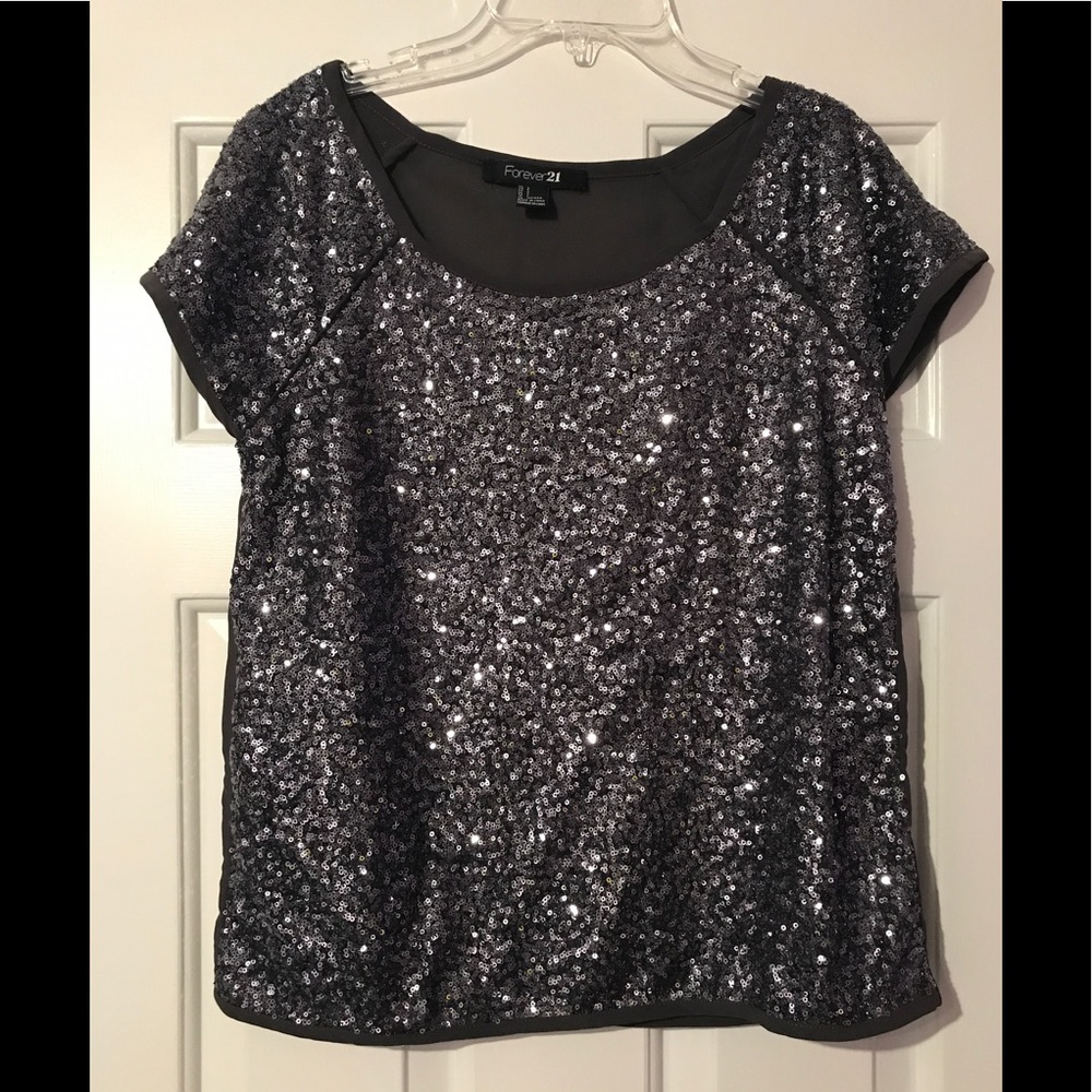 {Forever 21} Sequin Top