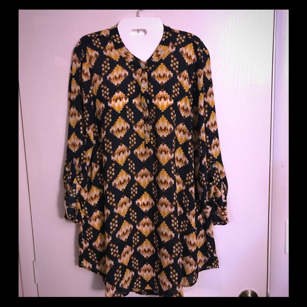 XL Used Condition Blouse Top Multicolored