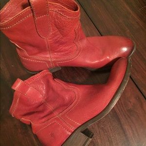 Frye western booties