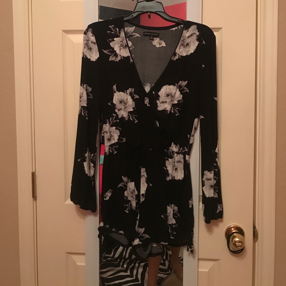 Floral Kendall and Kylie romper