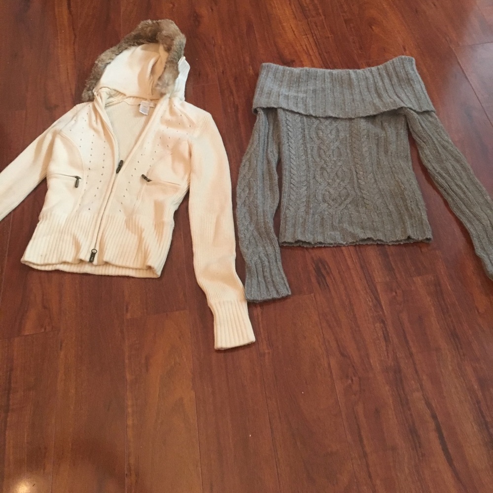 Design History Fur Trimmed Sweater