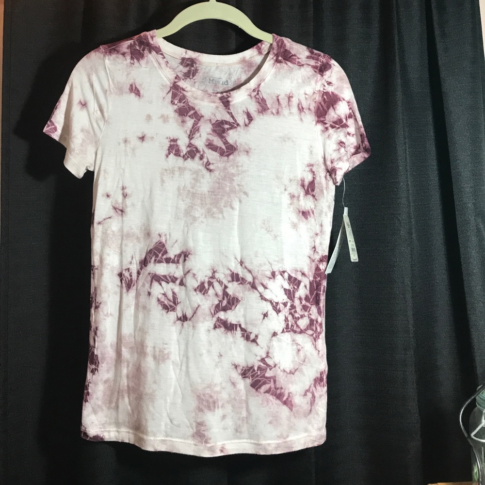 Maroon/Pink Tie-die Tshirt