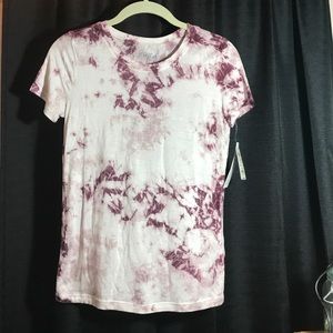 Maroon/Pink Tie-die Tshirt