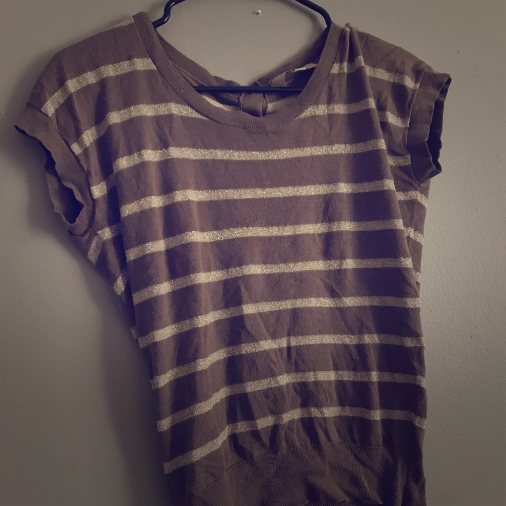 XS Loft Striped Shirt