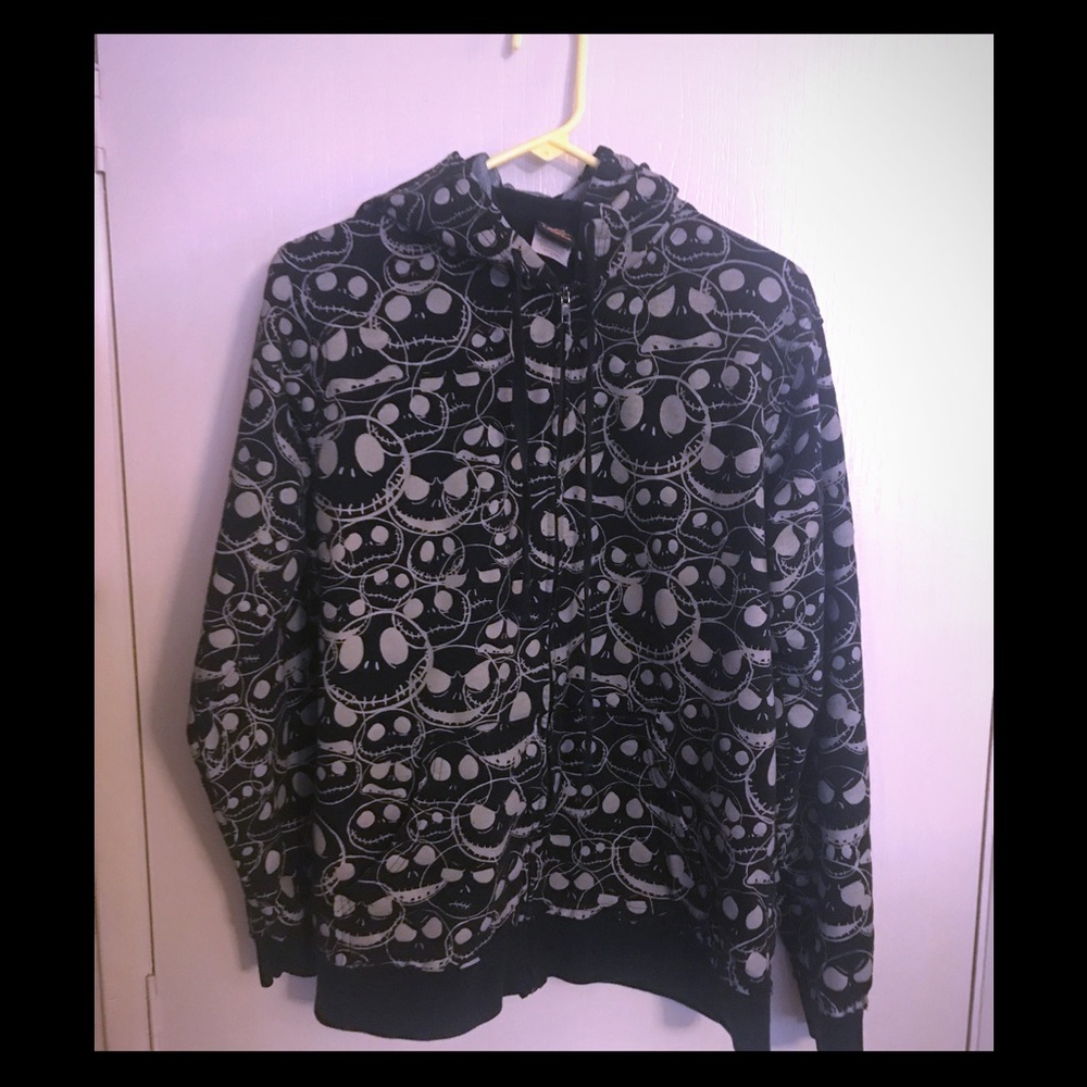 Men's Used Night Before Christmas Hoodie Size L