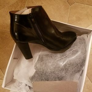 Black ankle boots