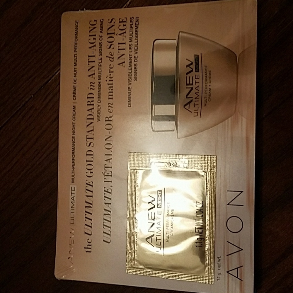 Avon anew ultimate night sample lot of 10 .04oz