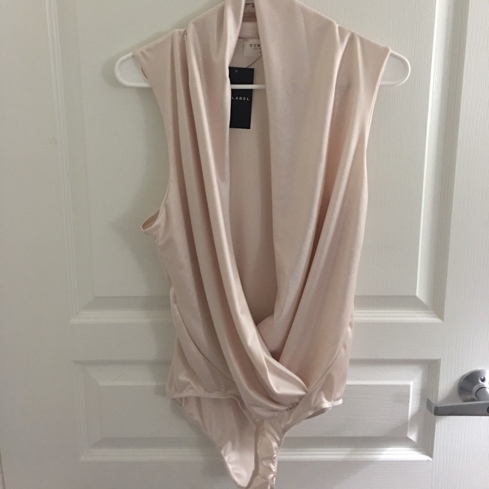 Champagne/Blush JLUXLABEL Wrap Bodysuit