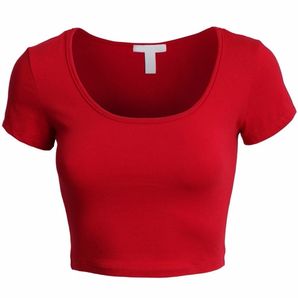 Forever 21 Red Crop Top