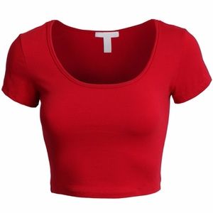 Forever 21 Red Crop Top