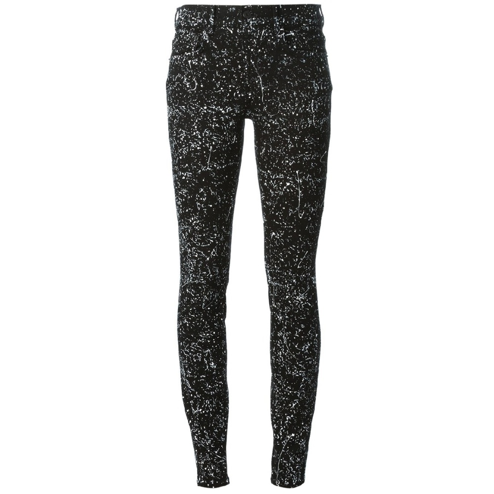 Proenza Schouler White Splatter Print Jeans