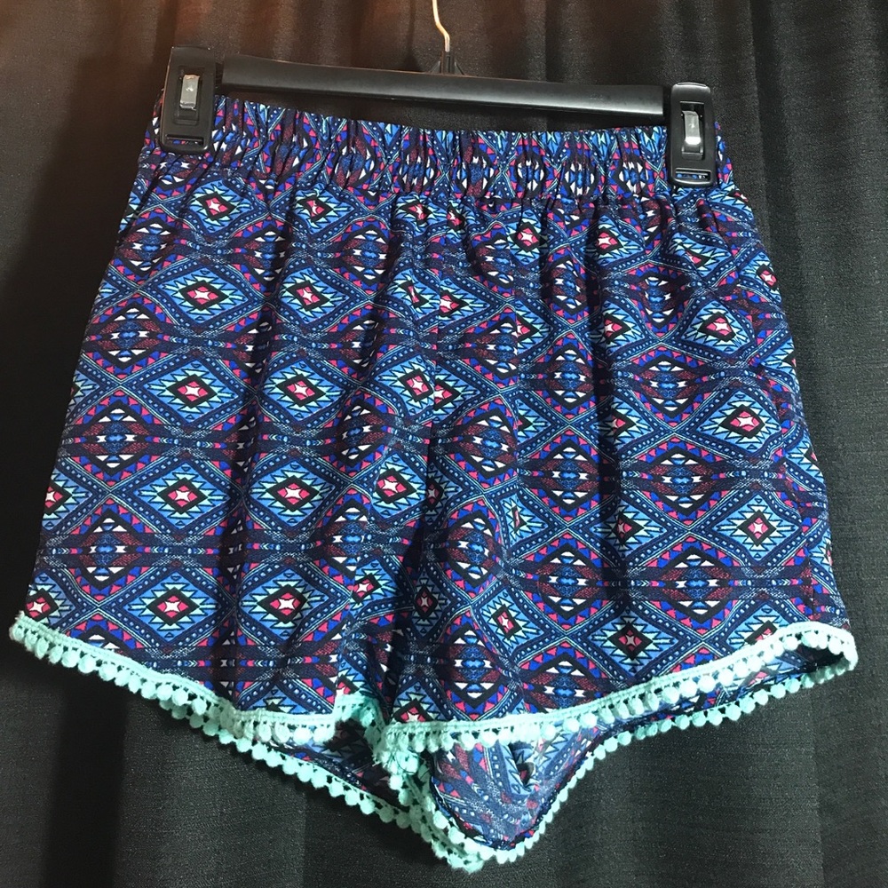 Aztec Print Shorts
