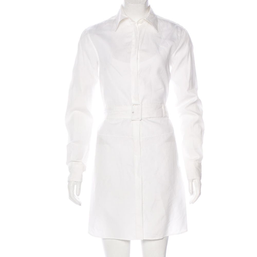 Button up shirt dress