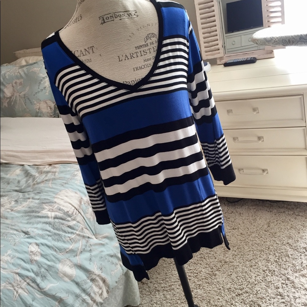 Beautiful striped v neck Top